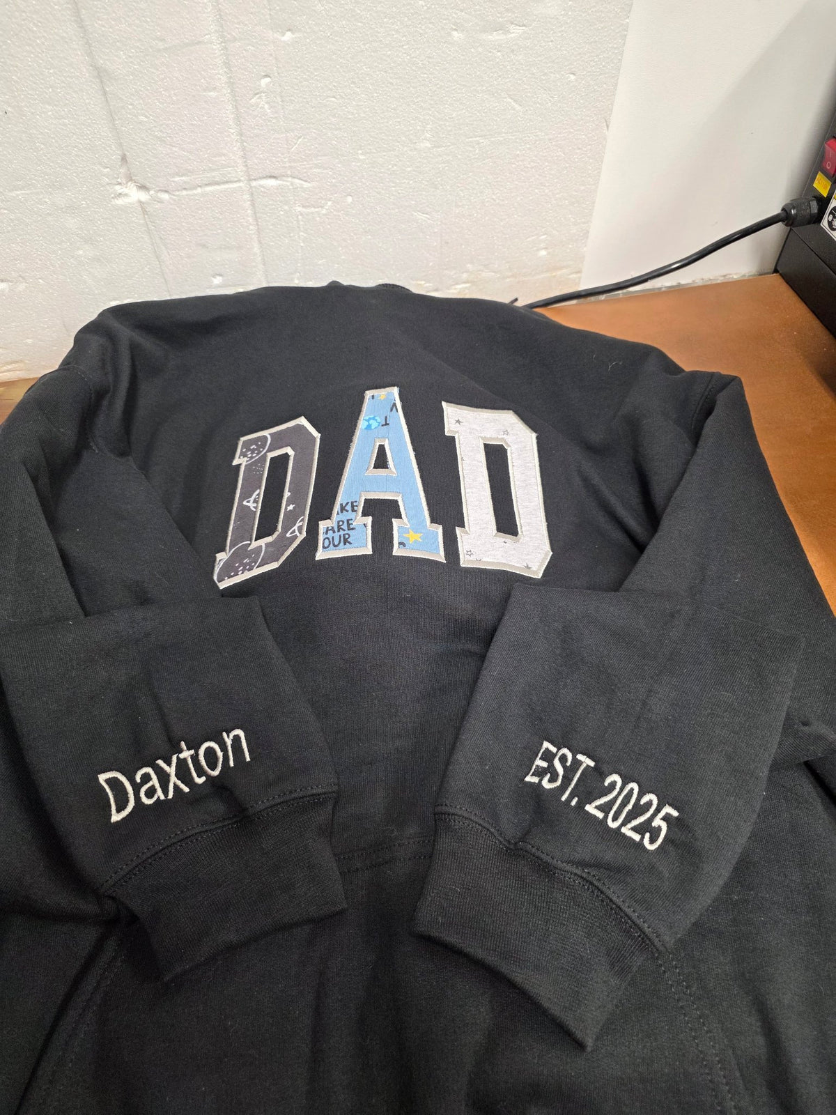 Embroidered Mama Sweatshirt — Made From Your Baby's Clothes