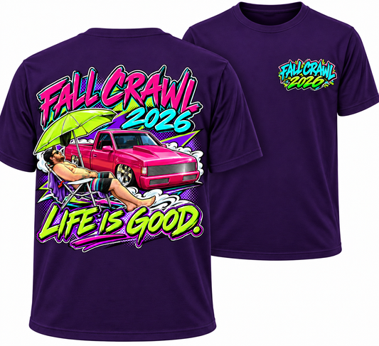 Fall Crawl 2026 — Life Is Good T-Shirt, additional view