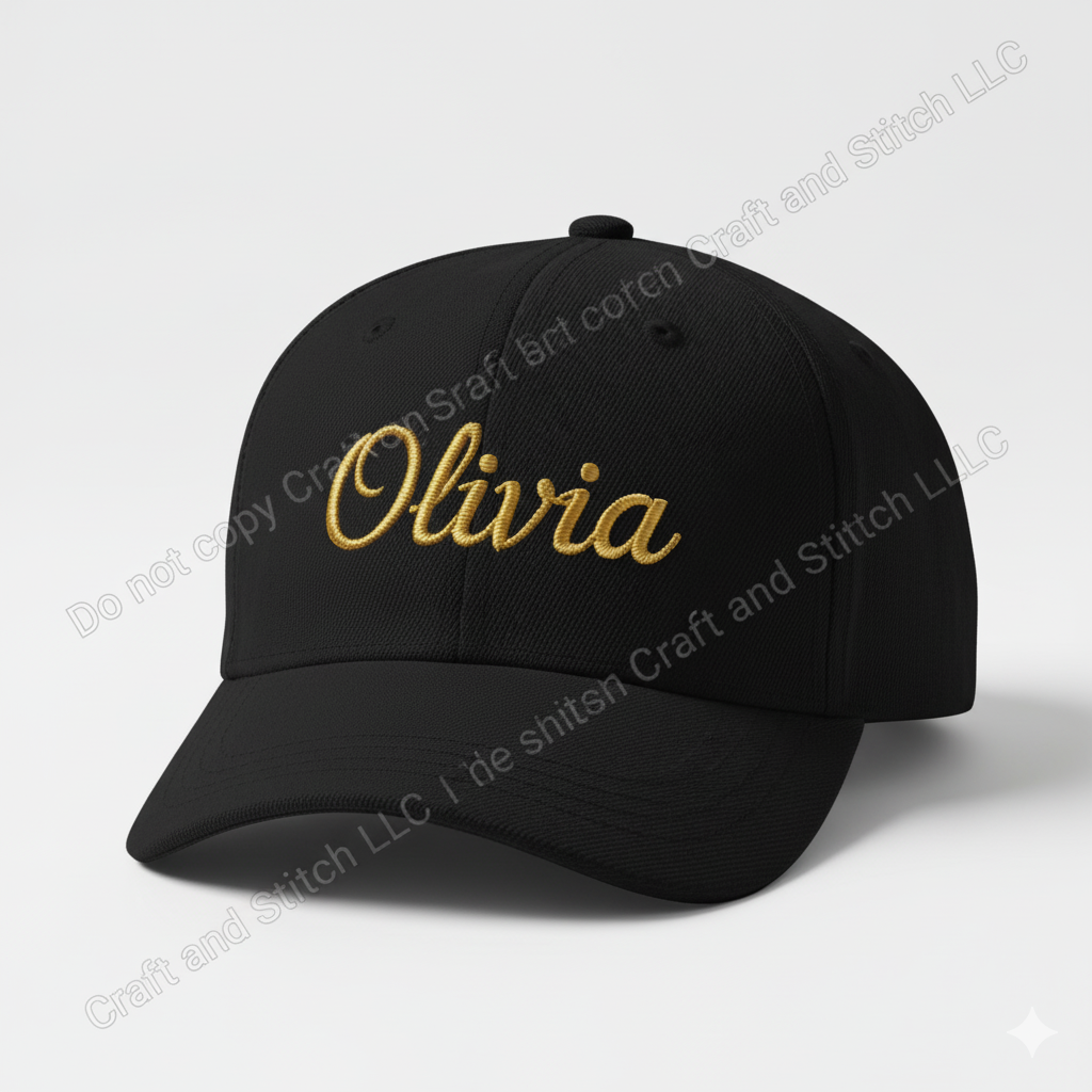 Custom Embroidered Name or Phrase Hat
