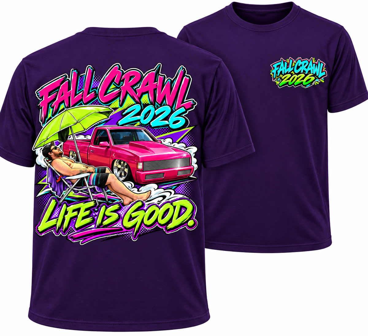 Fall Crawl 2026 — Life Is Good T-Shirt Youth, additional view