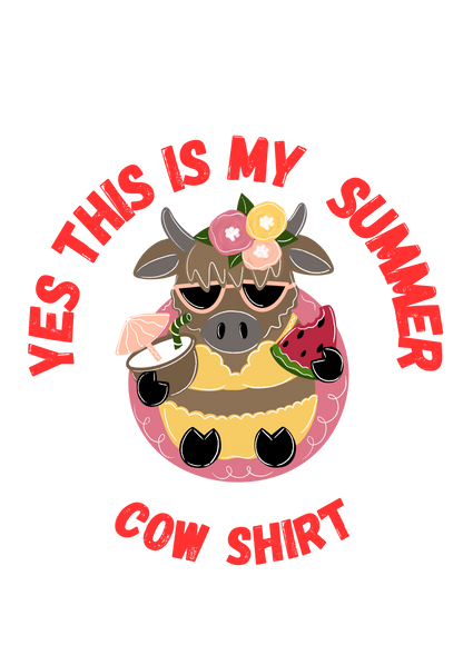 Highland Cow Summer Shirt