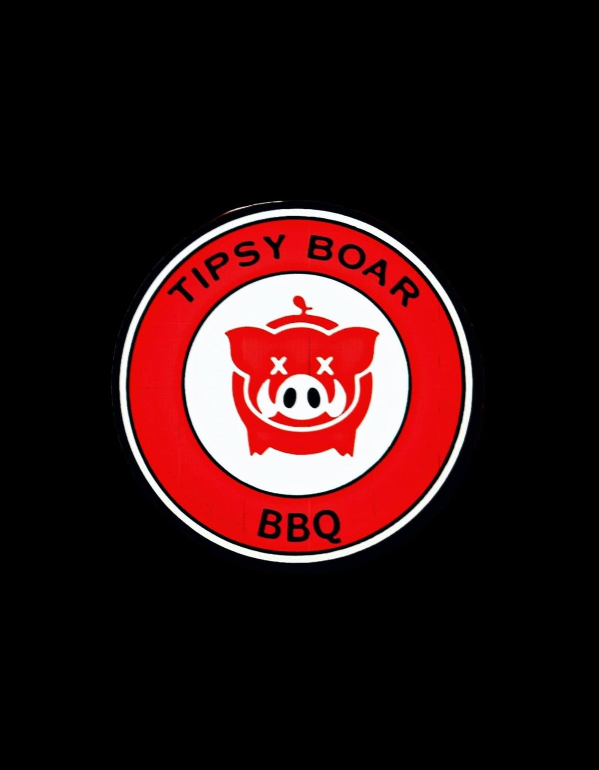 Tipsy Boar BBQ Stickers