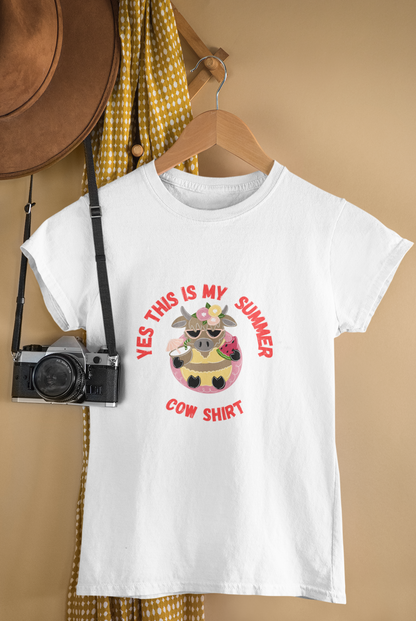Highland Cow Summer Shirt