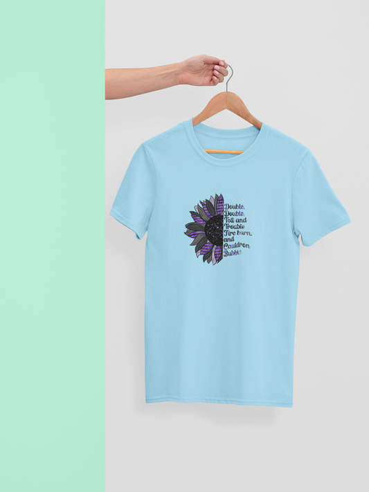 Purple SunFlower Double Double Toll and Trouble