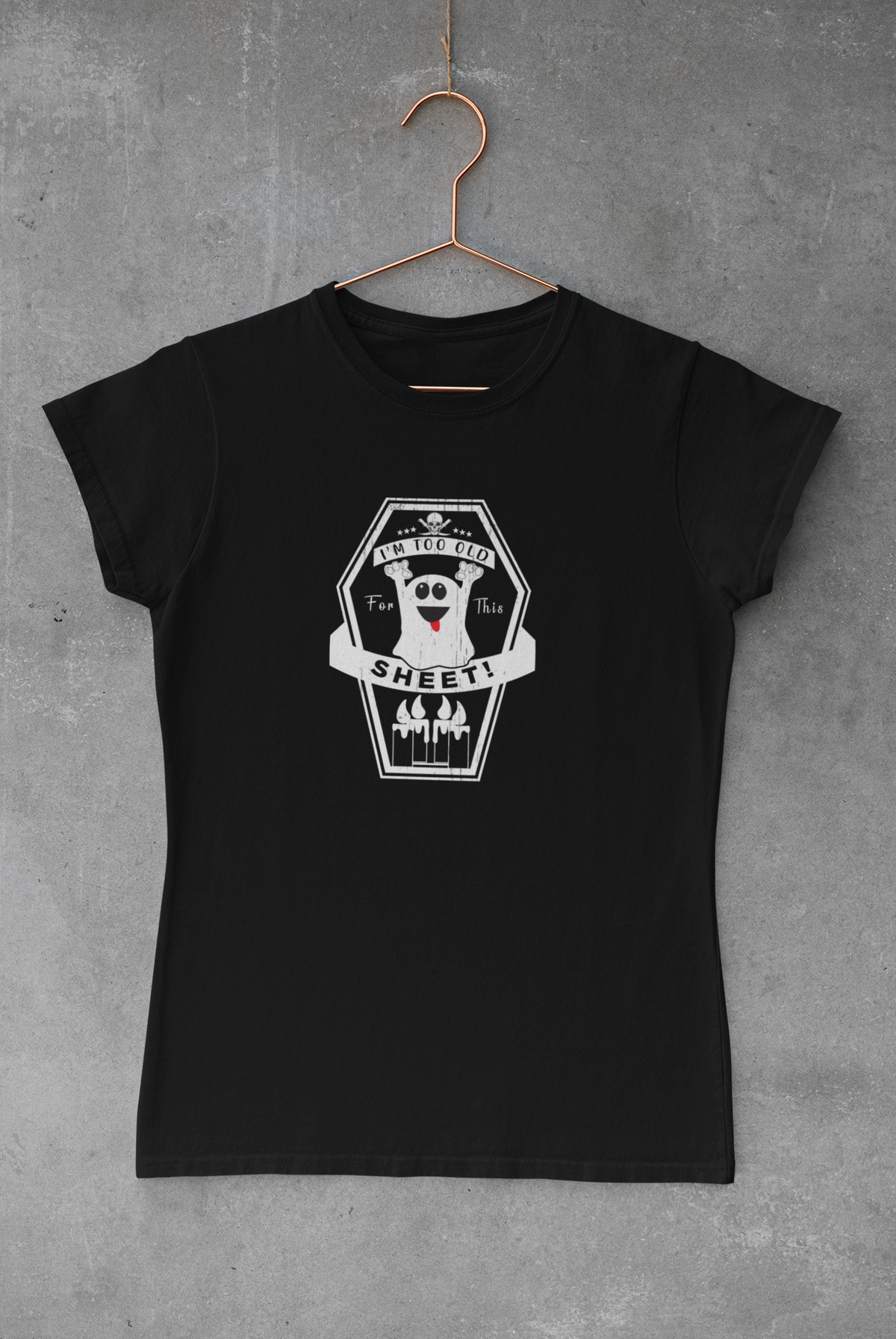 Glow in the Dark Boo Sheet Vinyl Shirt