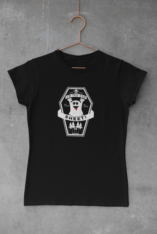 Glow in the Dark Boo Sheet Vinyl Shirt