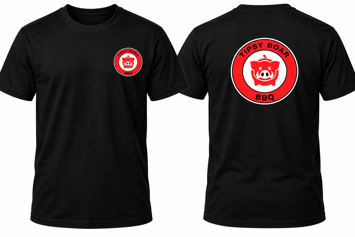 Tipsy Boar BBQ – Support Your Local BBQ Dealer T-Shirt