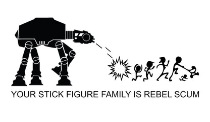 Imperial Walker Family Decal