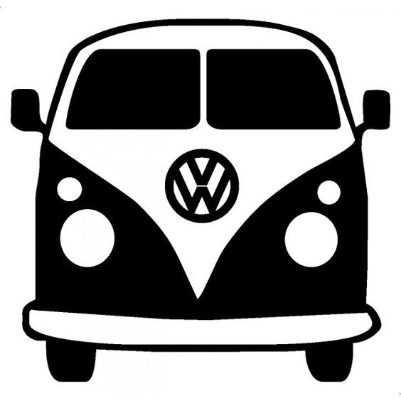 Split Window Bus Front Decal